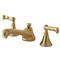 Kingston Brass KS4472FL 8" Widespread Bathroom Faucet, Polished Brass KS4472FL - alternate 1